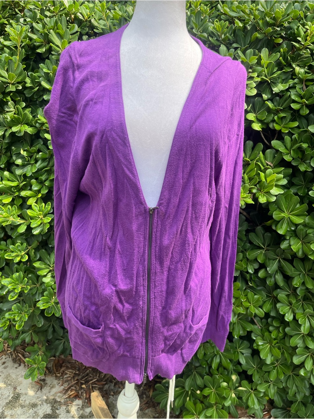 Lane Bryant Purple Cardigan Woman’s size 14/16